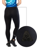 ACEIT Ladies Bowls Leggings - NAVY & BLACK Full Length