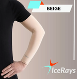 BEIGE : Ice Rays Cooling Arm Sun Sleeves