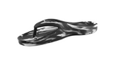BLACK WHITE : Slappa's Bowls Australia Approved Thongs