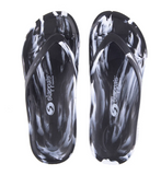 BLACK WHITE : Slappa's Bowls Australia Approved Thongs