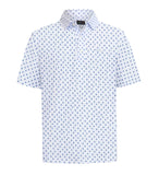 Paradise White : Greg Norman: Men's BA Tournament Polo LARGER SIZES