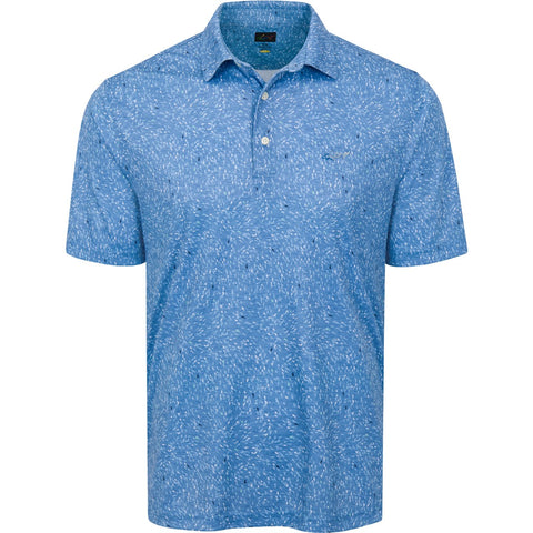 BLUE CLOUD : SHARK FRENZY Greg Norman: Men's BA Tournament Shirt
