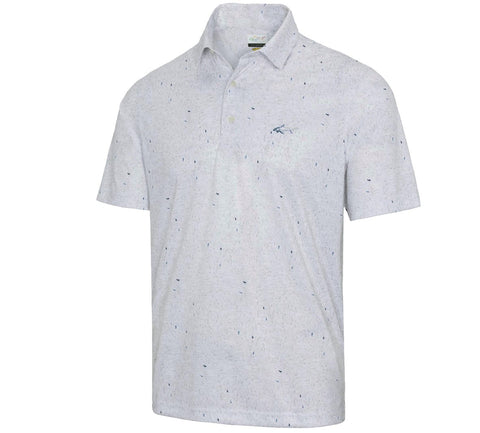 SHARK FRENZY WHITE: Greg Norman: Men's BA Tournament Shirt
