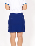 Skort: Stretch Dark Royal Blue