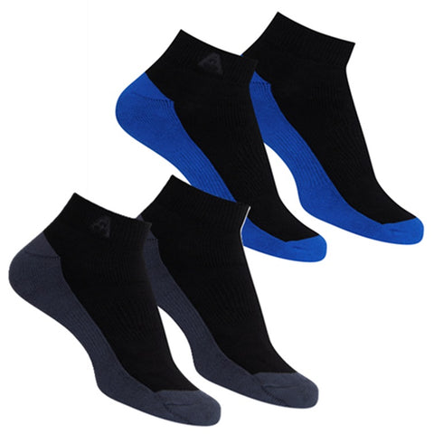2 PAIR PACK Ladies Quarter Ankle Socks NEW