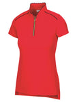 AVALON FIRE RED: Greg Norman Ladies Tournament Top SIZE 2XL